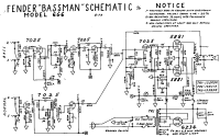 Fender Bassman-6G6 - Schematic 